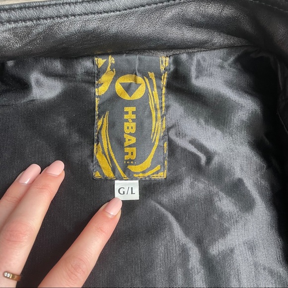 H-Bar Vintage 90’s Cirque du Soleil leather jacket - Picture 6 of 11